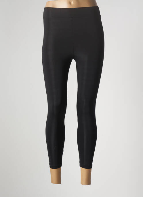 Legging effet matière satinée taille haute noir DEFACTO femme