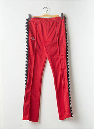 Jogging stretch taille normale rouge KAPPA femme