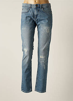 Jeans coupe slim slim taille basse bleu BONOBO femme