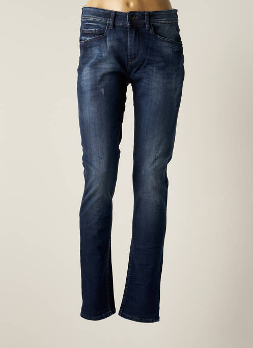 Jeans coupe slim slim taille basse bleu BONOBO femme