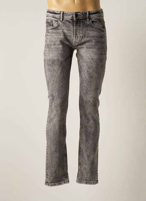 Jeans coupe slim gris BONOBO pour homme