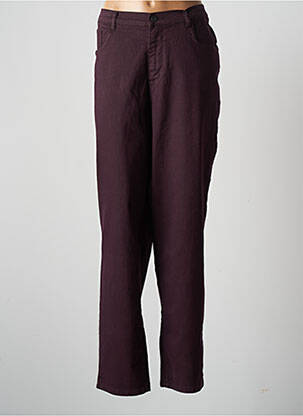 Pantalon droit violet STOOKER pour femme
