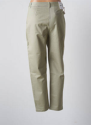 Pantalon chino taille normale taille normale vert BONOBO femme