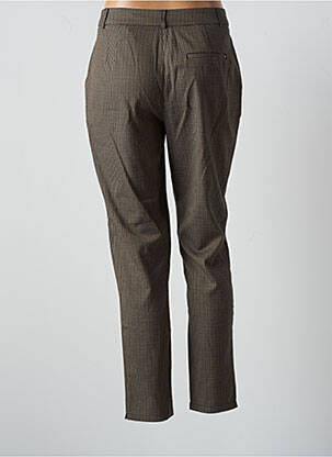 Pantalon chino taille normale taille normale marron BONOBO femme