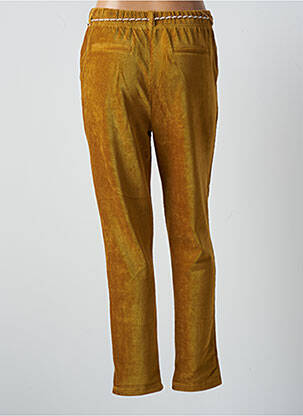 Pantalon chino taille normale taille normale jaune BONOBO femme