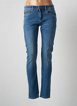 Jeans skinny taille normale taille normale bleu BONOBO femme