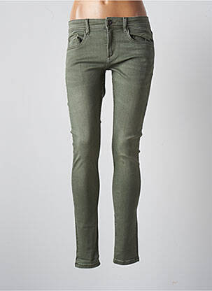 Pantalon slim skinny taille normale vert BONOBO femme