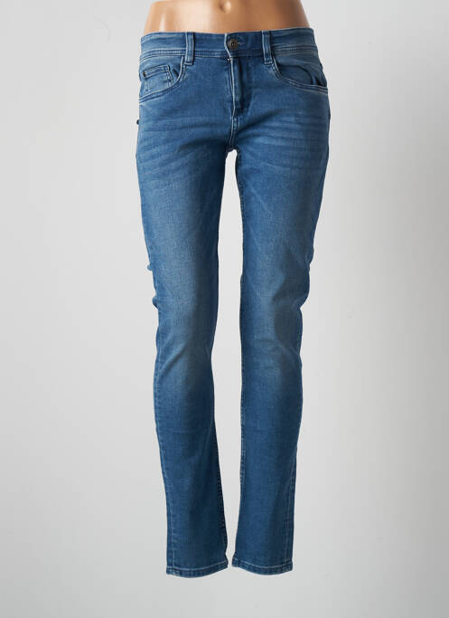 Jeans skinny taille normale taille normale bleu BONOBO femme