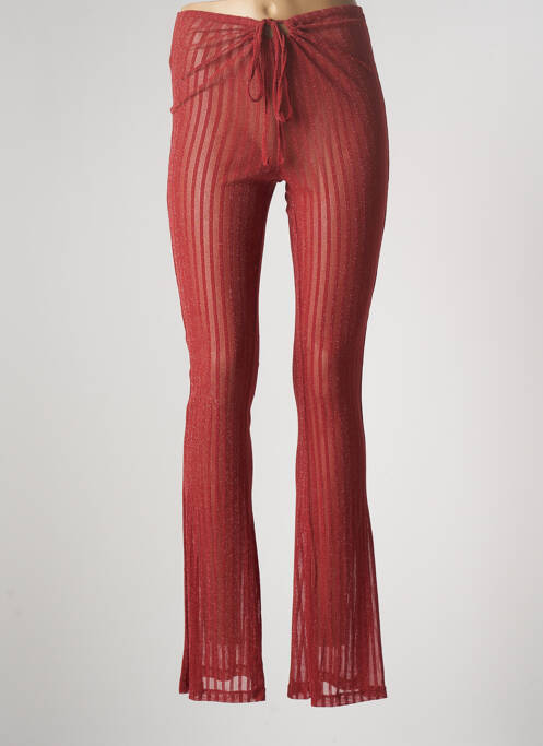 Pantalon slim marron UNDIZ pour femme