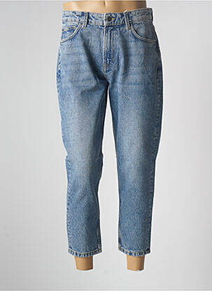 Jeans coupe droite sélection denim taille haute bleu CELIO homme