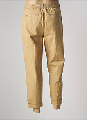 Pantalon 7/8 fermeture zippée sous rabat avec crochet taille normale beige BONOBO homme