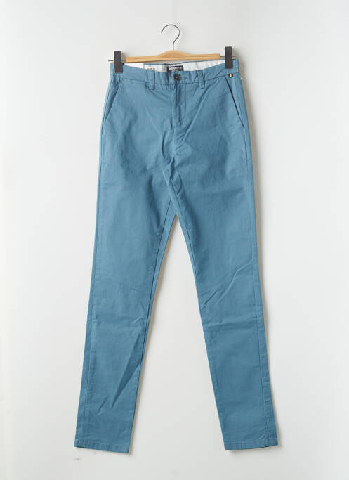 Pantalon chino bleu BONOBO pour homme