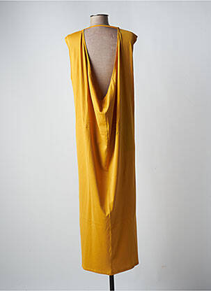 Robe longue sans manche sans manche jaune DROLATIC femme