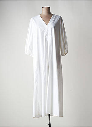 Robe longue blanc TOUPY pour femme