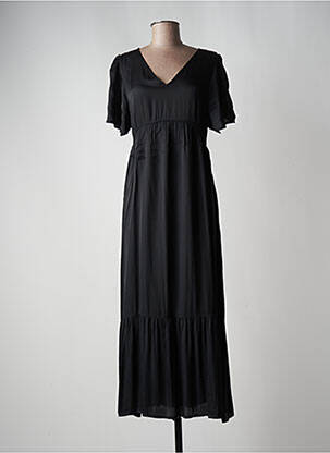 Robe longue noir PAKO LITTO pour femme