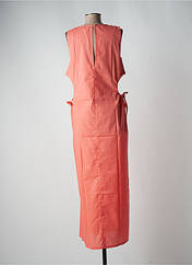 Robe longue orange SANFASON pour femme seconde vue