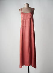 Robe longue rose LAUREN VIDAL pour femme seconde vue