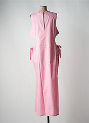 Robe longue rose SANFASON pour femme seconde vue