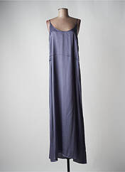 Robe longue violet LAUREN VIDAL pour femme seconde vue