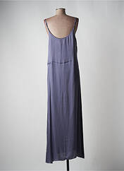 Robe longue violet LAUREN VIDAL pour femme seconde vue