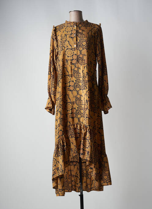 Robe longue noir LAUREN VIDAL pour femme