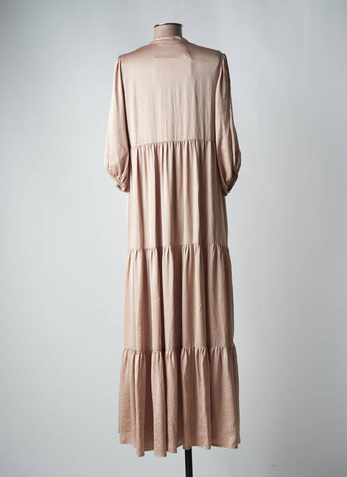 Robe longue beige SUMMUM pour femme
