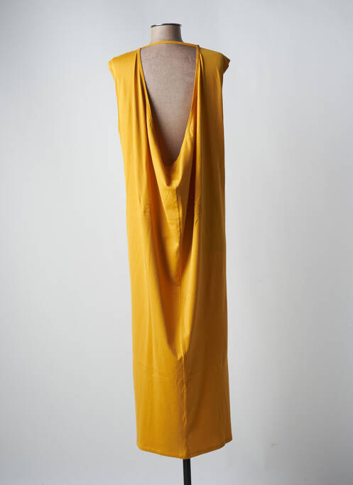Robe longue jaune DROLATIC pour femme