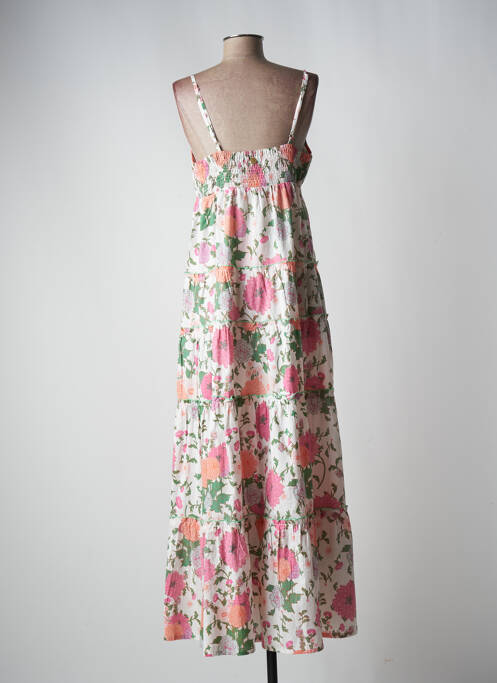 Robe longue rose PLACE DU SOLEIL pour femme