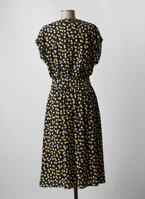 Robe mi-longue noir MEIL pour femme