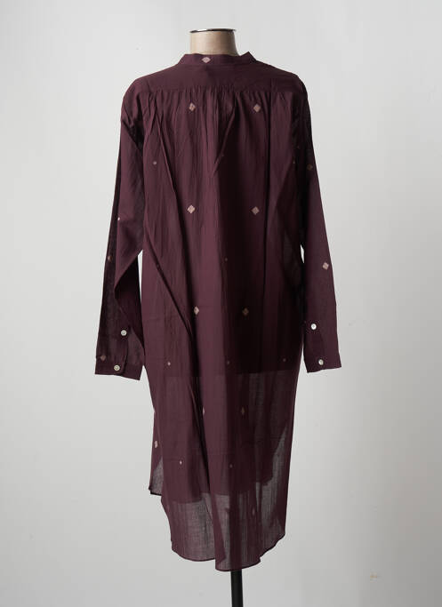 Robe mi-longue violet MOIS MONT pour femme