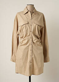 Robe courte manches longues manches longues beige SECOND FEMALE femme