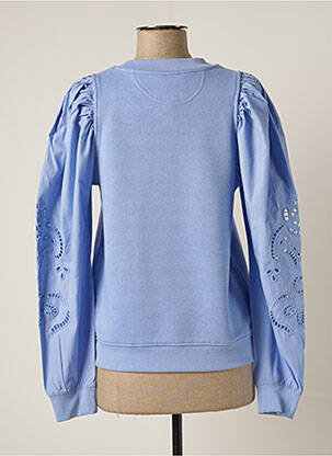 Sweat-shirt tissage jersey manches longues bleu SECOND FEMALE femme