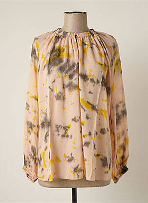 Blouse col rond manches longues rose RABENS SALONER femme