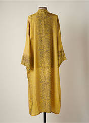 Veste kimono jaune LAUREN VIDAL pour femme seconde vue