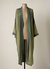 Veste kimono vert LAUREN VIDAL pour femme seconde vue