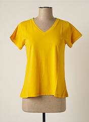 T-shirt jaune PAKO LITTO pour femme seconde vue