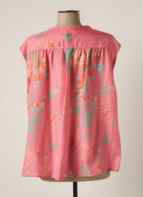 Blouse rose TOUPY pour femme