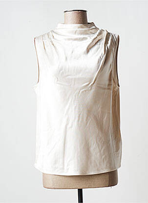 Top coupe fluide sans manche beige RAILS femme