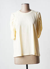 T-shirt jaune SECOND FEMALE pour femme seconde vue