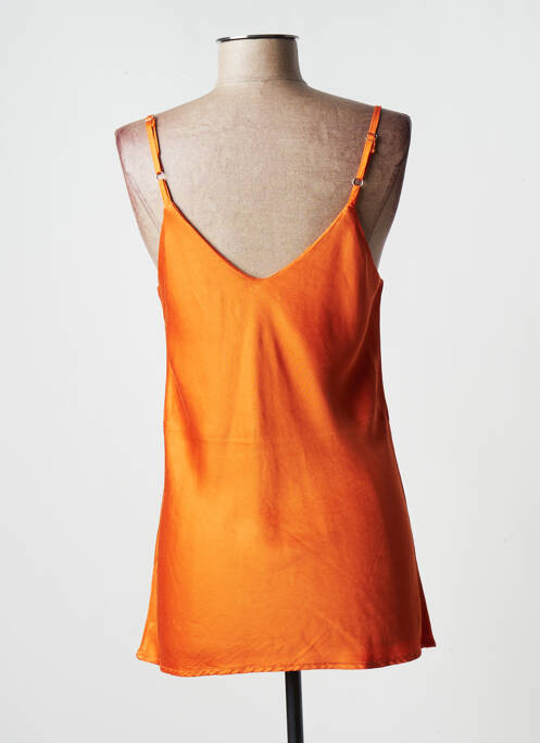 Top orange LAUREN VIDAL femme