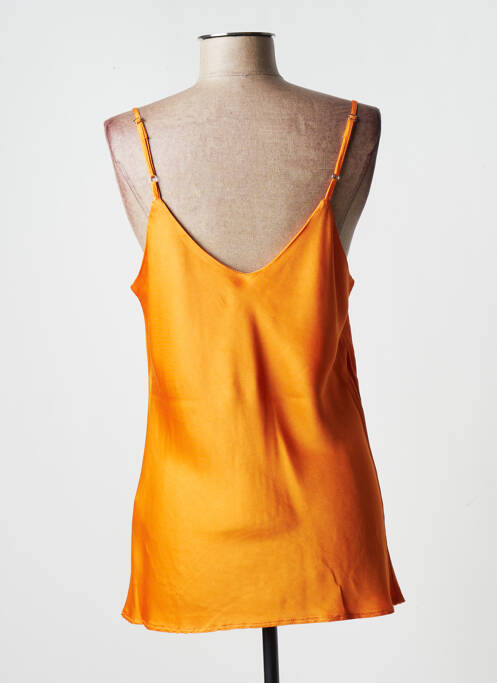 Top orange LAUREN VIDAL pour femme