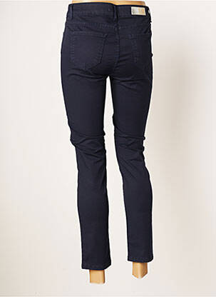 Pantalon 7/8 stretch taille normale bleu LAUREN VIDAL femme