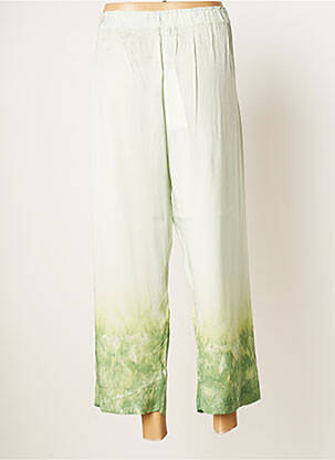 Pantalon 7/8 taille haute taille haute vert RABENS SALONER femme