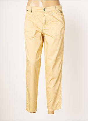 Pantalon 7/8 stretch taille normale beige SUMMUM femme