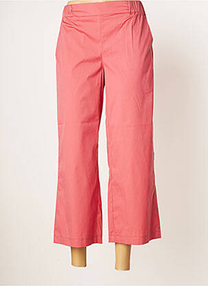 Pantalon 7/8 taille haute taille haute rose TOUPY femme