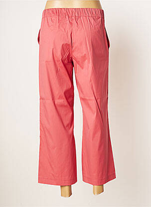 Pantalon 7/8 taille haute taille haute rose TOUPY femme