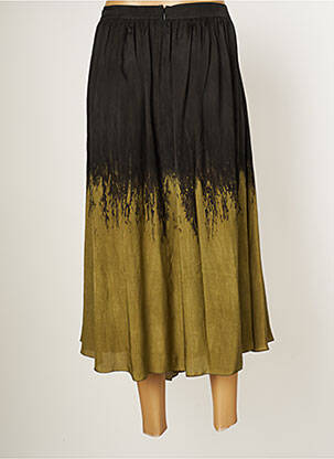 Jupe mi-longue coupe évasée vert RABENS SALONER femme