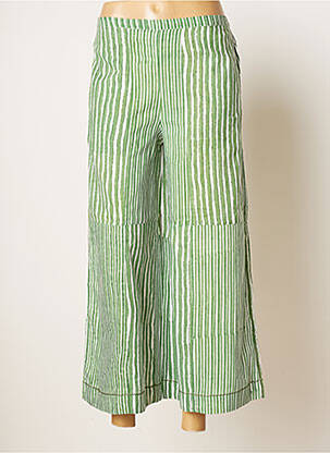 Pantalon 7/8 vert V.DE.VINSTER pour femme