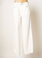 Pantalon large blanc SUMMUM pour femme seconde vue