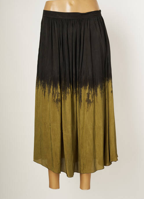 Jupe mi-longue vert RABENS SALONER pour femme